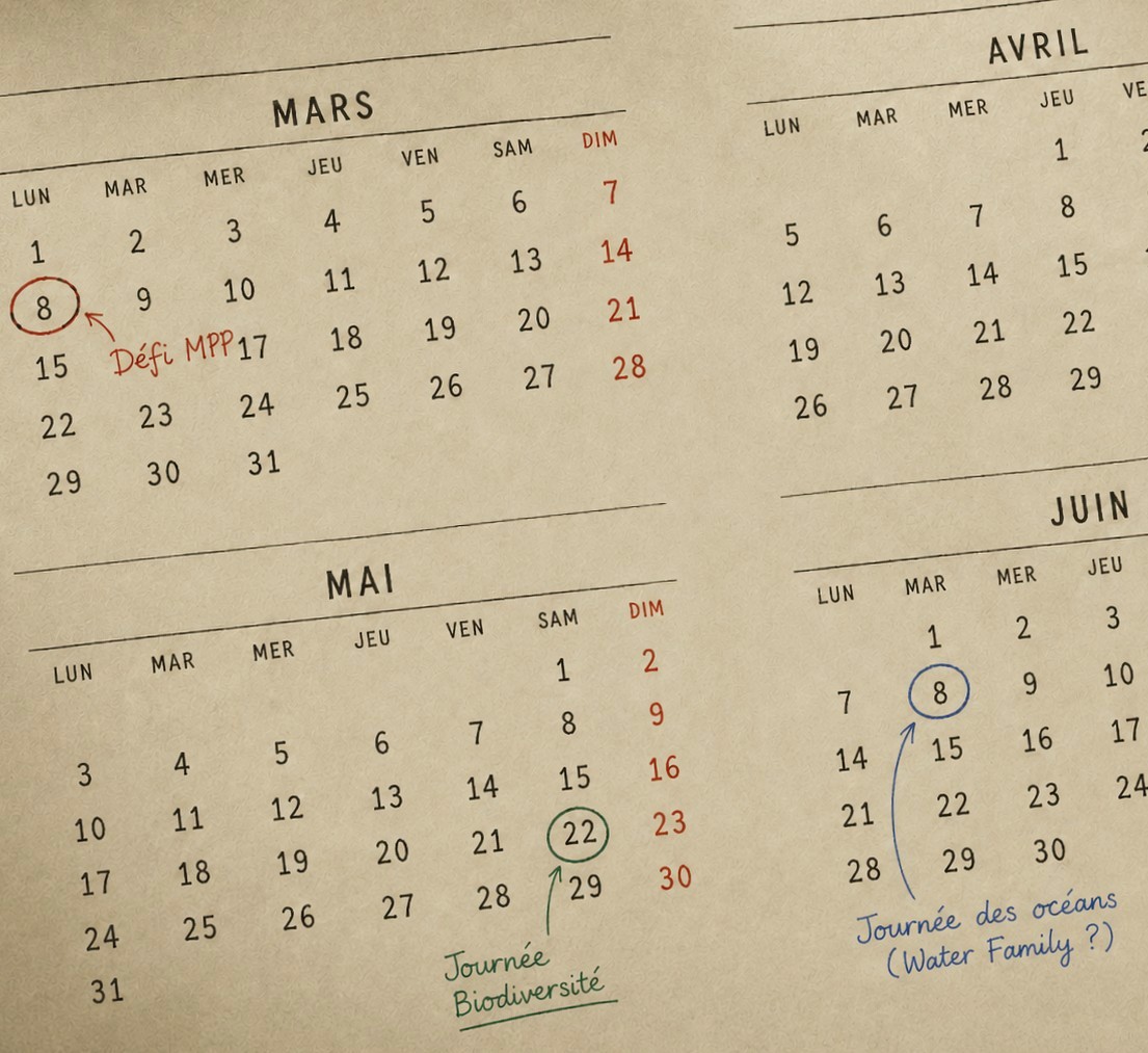 Calendrier des temps forts 2026-2027 : écologie, citoyenneté et mémoire